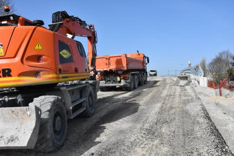 Travaux du pont de la gare