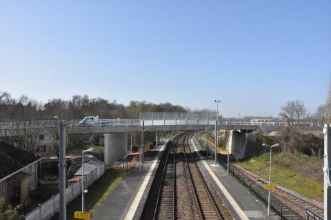 Travaux du pont de la gare
