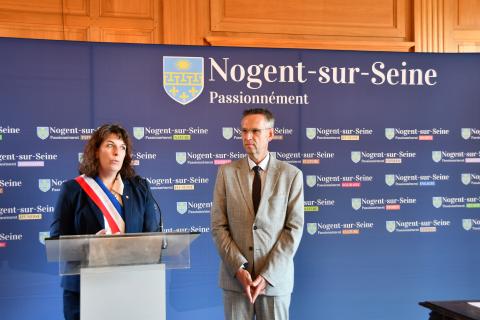 Déclaration de coopération amicale entre la ville de Nogent-sur-Seine et la ville de Sézanne