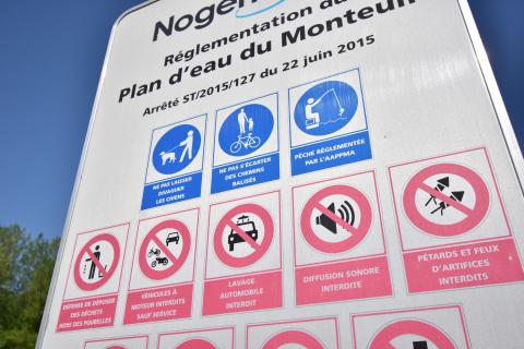 Entretien du Plan d'eau du Monteuil