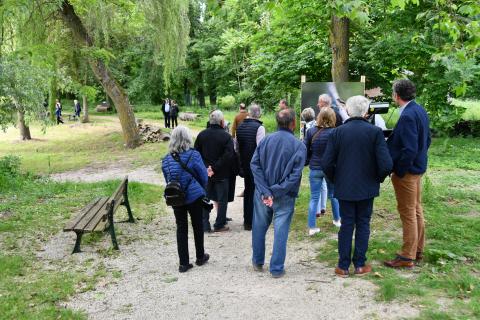 Inauguration de l'exposition "Au détour d'un chemin"