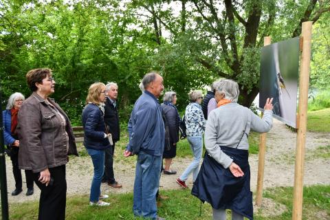 Inauguration de l'exposition "Au détour d'un chemin"