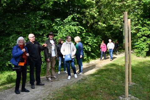 Inauguration de l'exposition "Au détour d'un chemin"