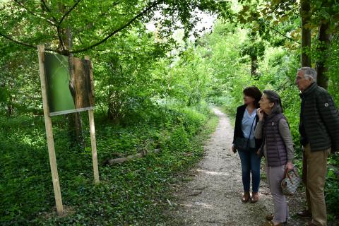 Inauguration de l'exposition "Au détour d'un chemin"