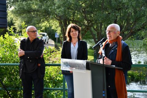Inauguration de l'exposition "Au détour d'un chemin"