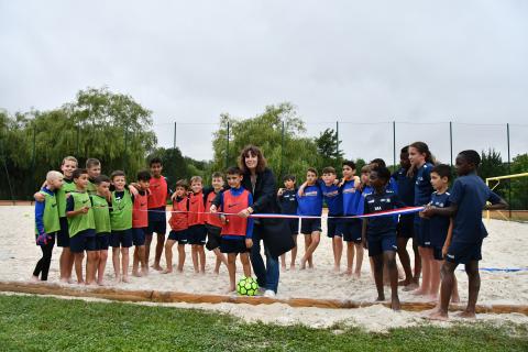 Inauguration du skate park et terrain de beach