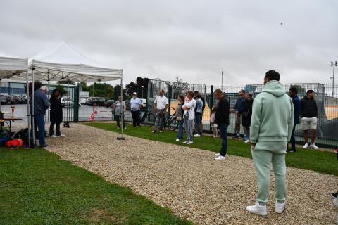 Inauguration du skate park et terrain de beach