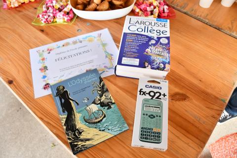 Fin d'année scolaire : félicitations aux CM2