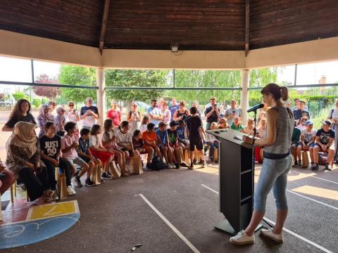 Fin d'année scolaire : félicitations aux CM2