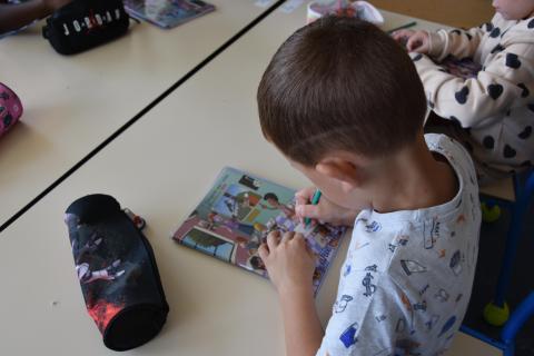 Distribution des cahiers de textes aux CP
