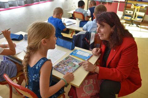 Distribution des cahiers de textes aux CP