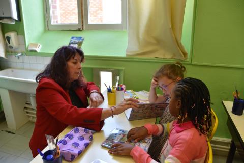 Distribution des cahiers de textes aux CP
