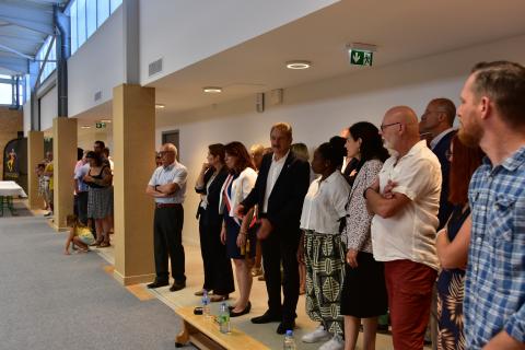 Inauguration de la salle de sports de combat