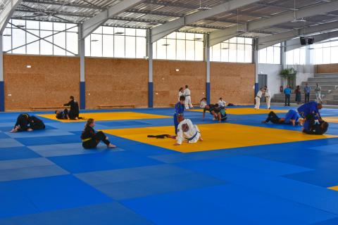 Inauguration de la salle de sports de combat