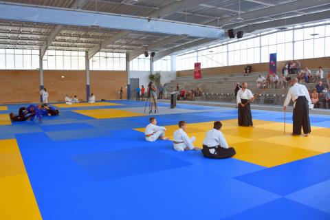 Inauguration de la salle de sports de combat