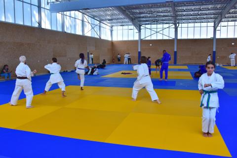 Inauguration de la salle de sports de combat
