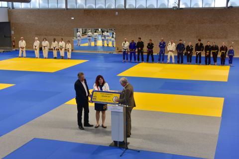 Inauguration de la salle de sports de combat