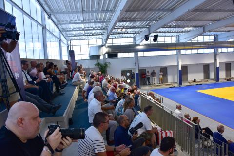Inauguration de la salle de sports de combat