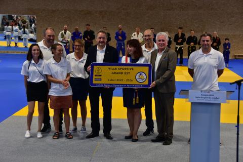 Inauguration de la salle de sports de combat