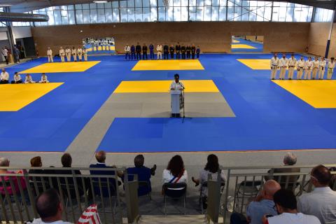 Inauguration de la salle de sports de combat
