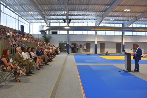 Inauguration de la salle de sports de combat