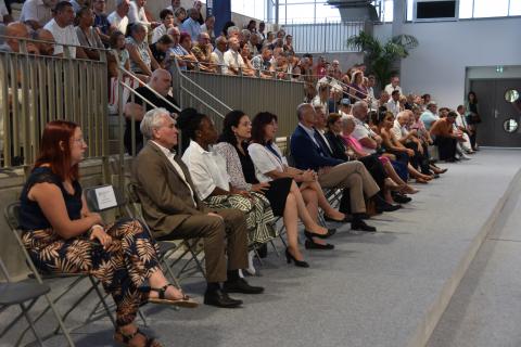 Inauguration de la salle de sports de combat