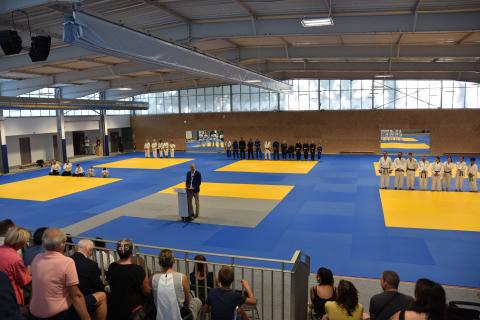 Inauguration de la salle de sports de combat