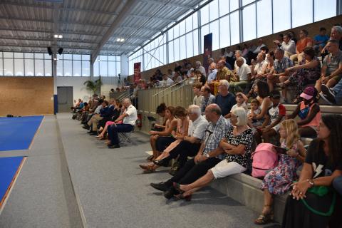 Inauguration de la salle de sports de combat
