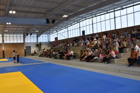 Inauguration de la salle de sports de combat