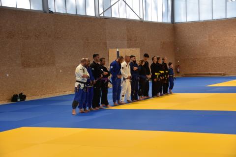 Inauguration de la salle de sports de combat