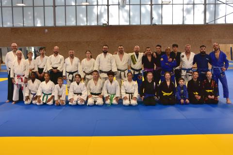 Inauguration de la salle de sports de combat