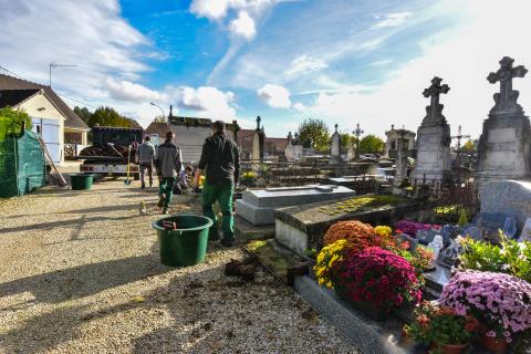 Végétalisation du cimetière