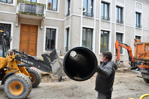 Avancement des travaux de la Grande rue Saint-Laurent