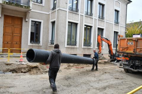 Avancement des travaux de la Grande rue Saint-Laurent
