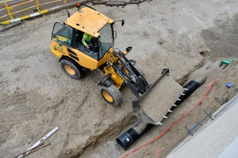 Avancement des travaux de la Grande rue Saint-Laurent