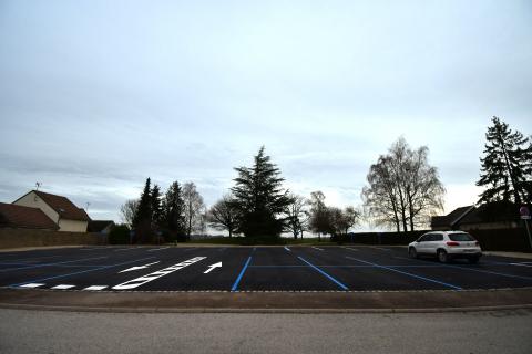 Nouveau parking de l'école Saint-Exupéry