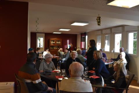 Distribution des colis de Noël