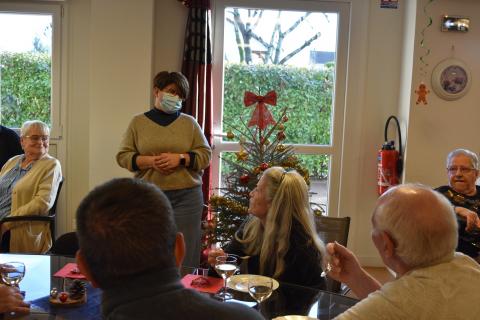 Distribution des colis de Noël
