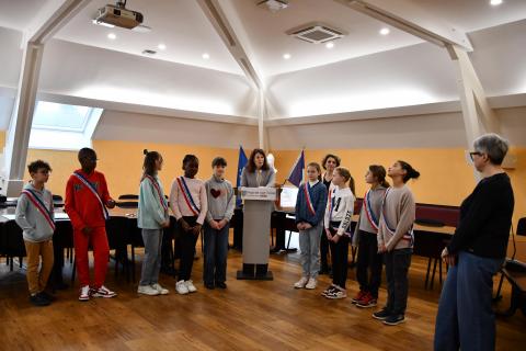 Remise de chèque au FSE du Collège Jean-Jaurès