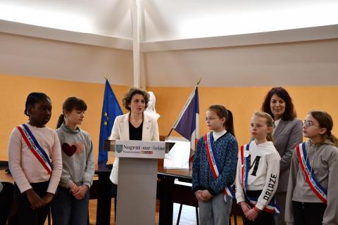 Remise de chèque au FSE du Collège Jean-Jaurès