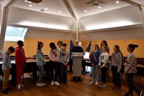 Remise de chèque au FSE du Collège Jean-Jaurès