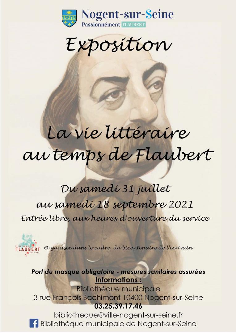 Exposition "La vie littéraire au temps de Flaubert"