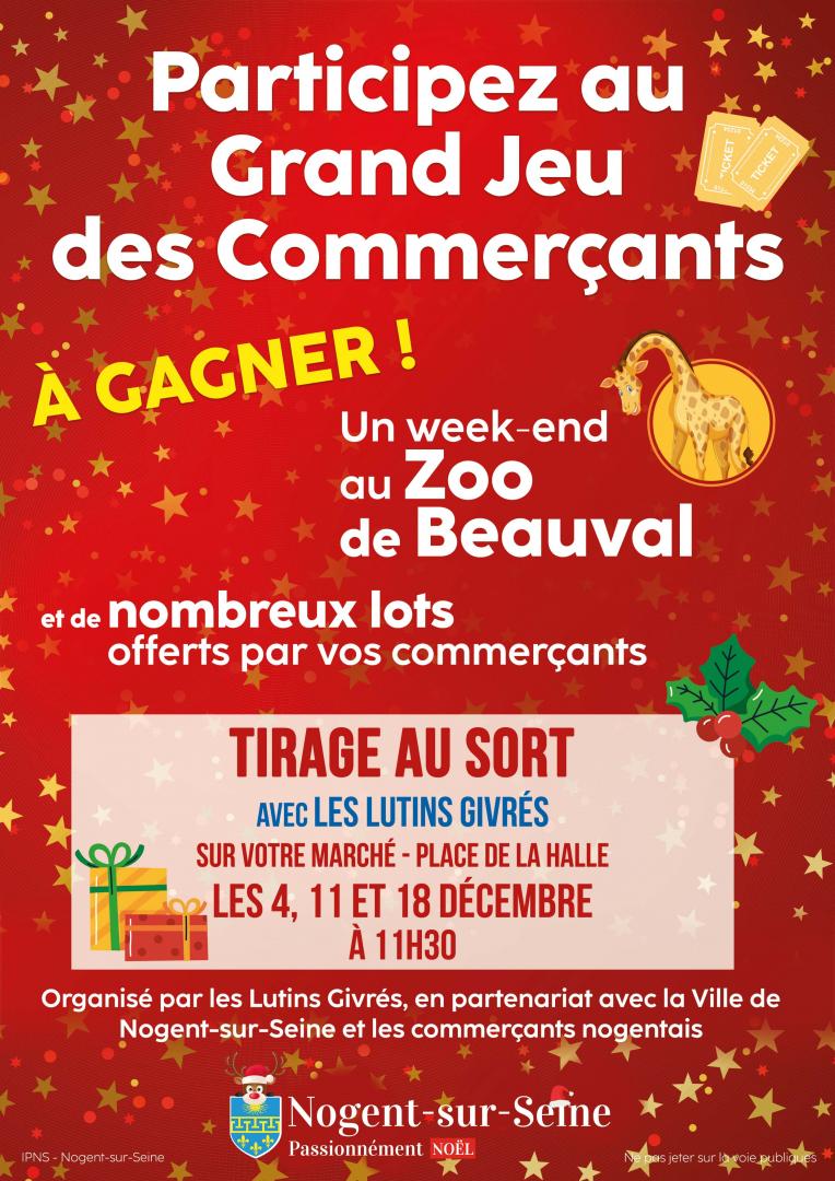 Résultats Grand Jeu des Commerçants