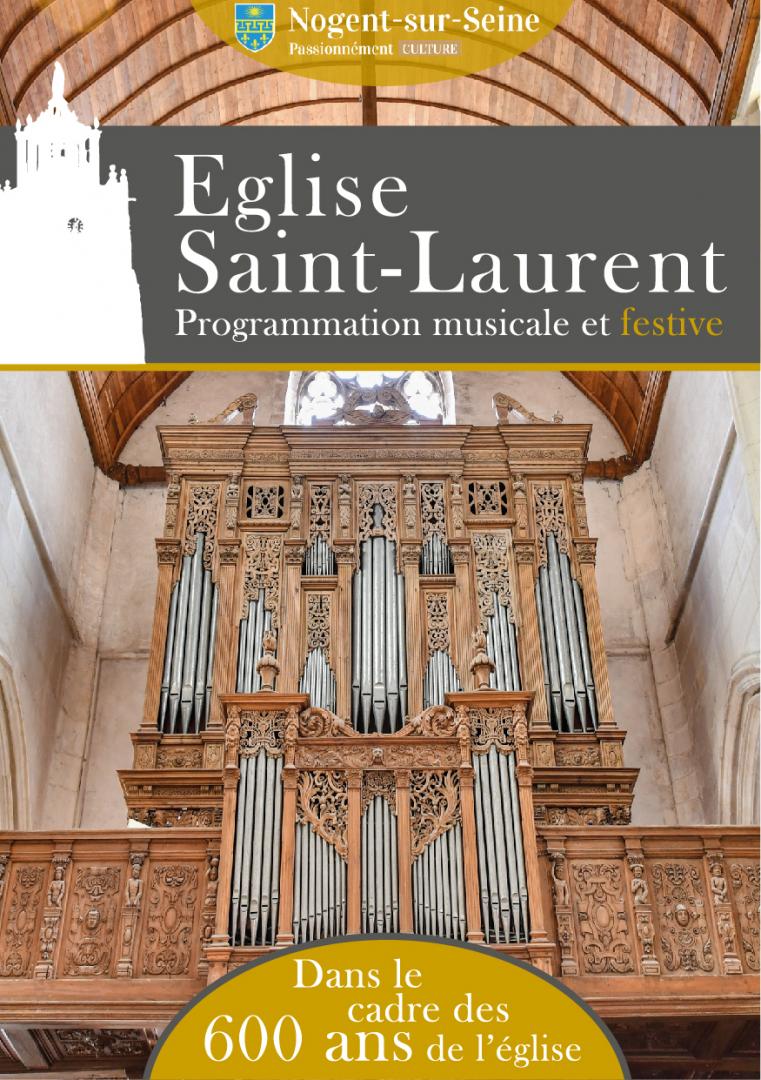 Eglise Saint-Laurent - Programmation musicale et festive