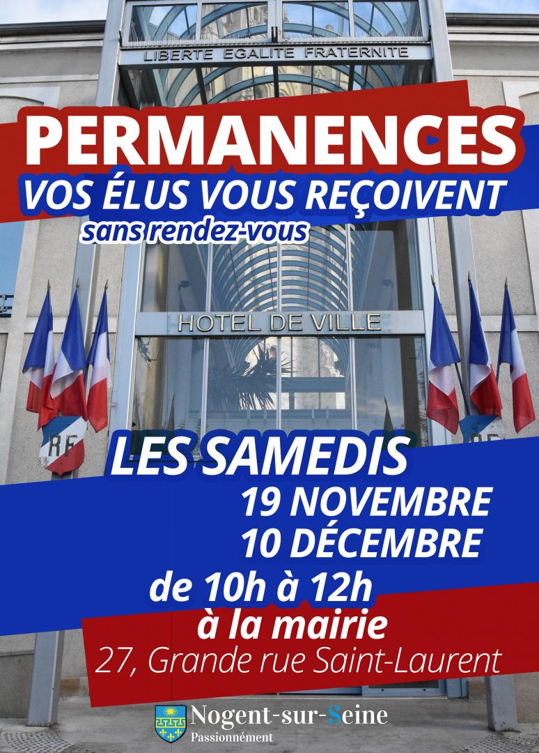 Permanences des élus