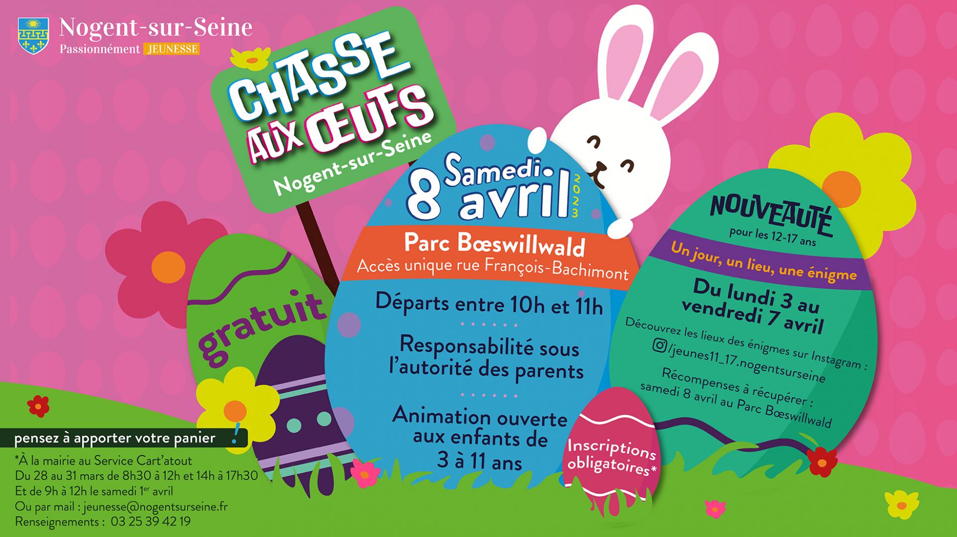 Chasse aux œufs - 3-11 ans