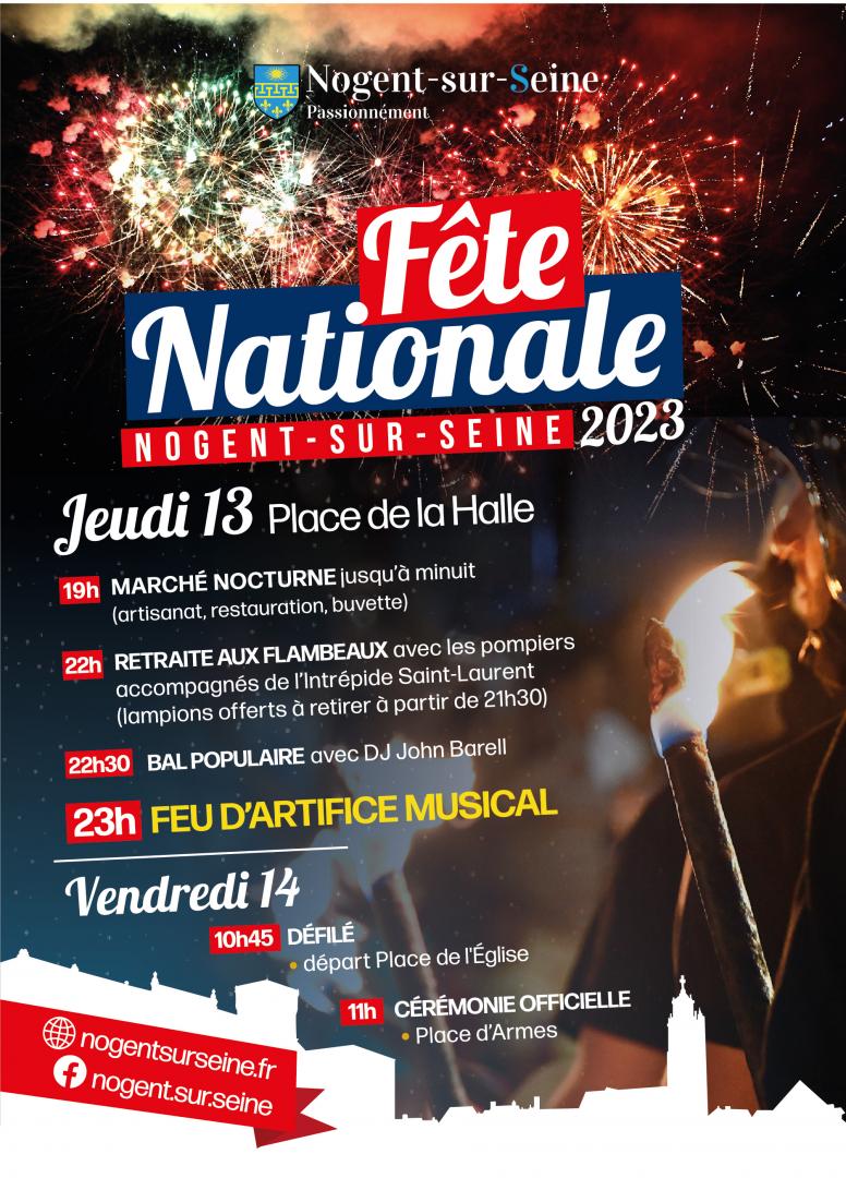 Fête Nationale - 13 et 14 juillet 2023