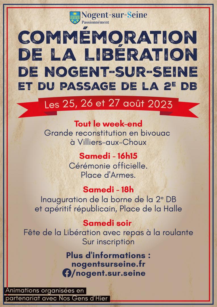 Commémoration de la libération de Nogent-sur-Seine