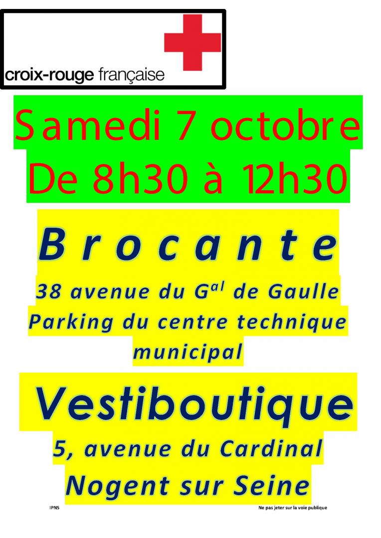 Brocante  et vestiboutique de la Croix-Rouge