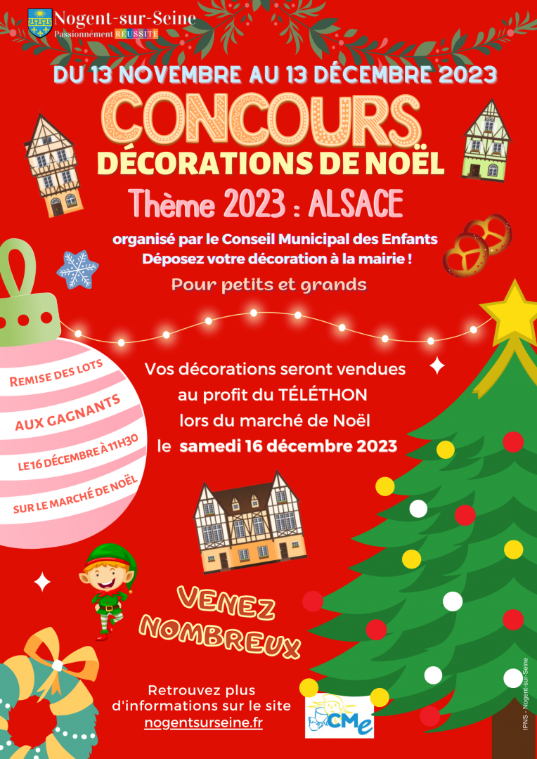 Concours de décorations de Noël 2023